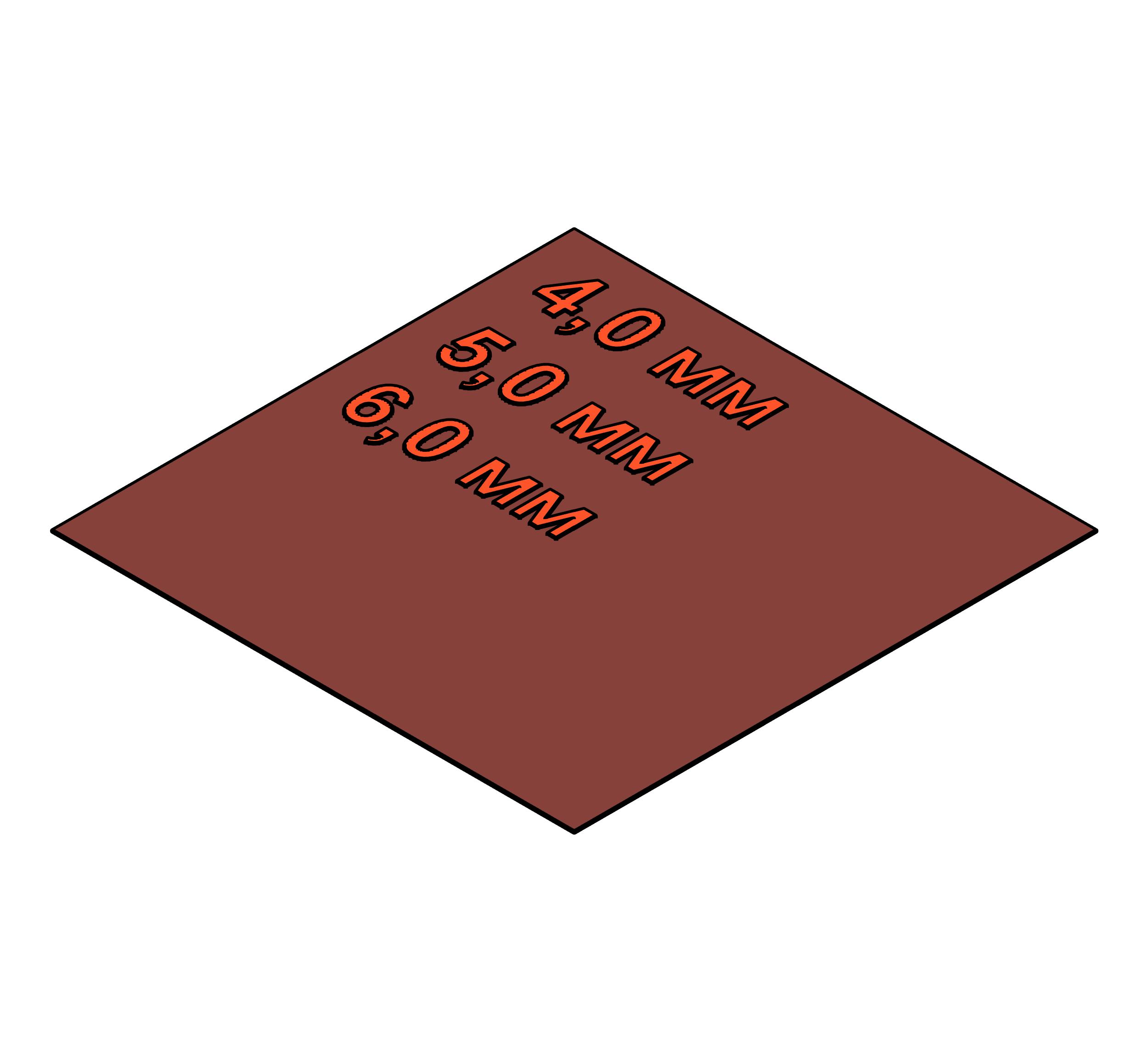 Покрытие QTP MS 2640-120 (4,0 мм; 5,0 мм; 6,0 мм)